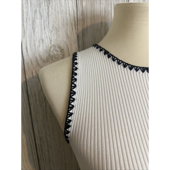 NWT Commense Minimalism Contrast Trim Sweater Vest Sz XS - Picture 8 of 9